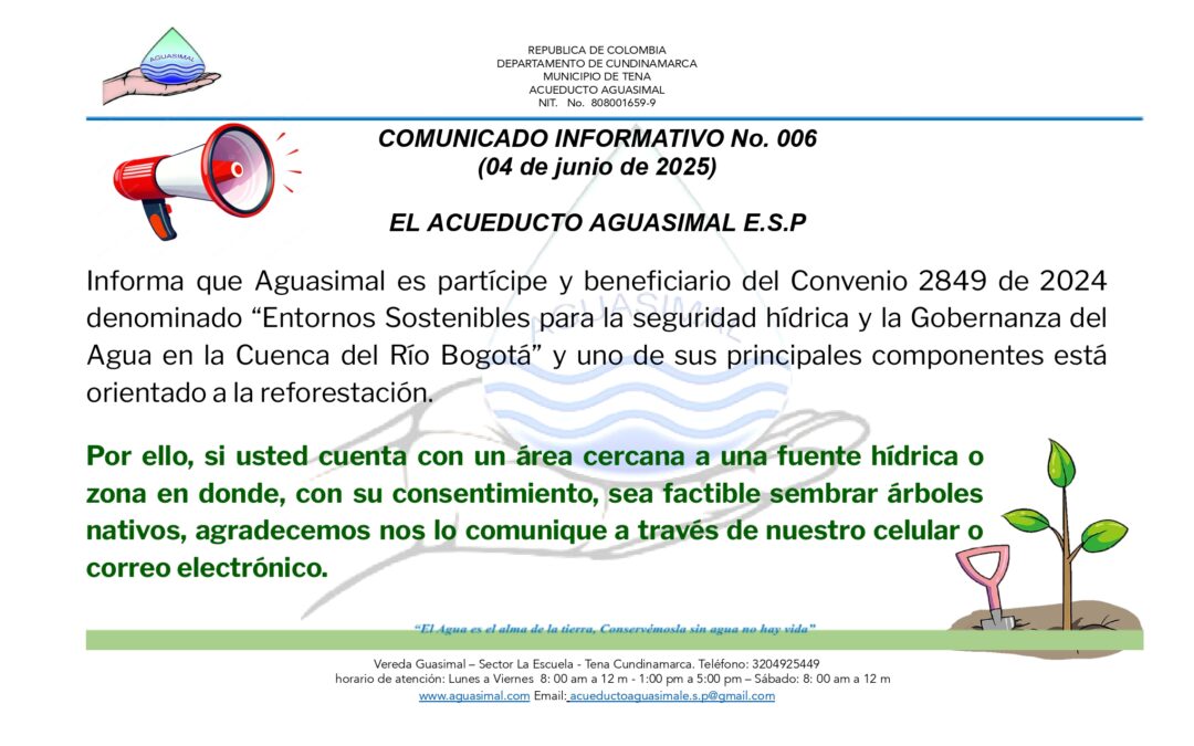 Comunicado 006